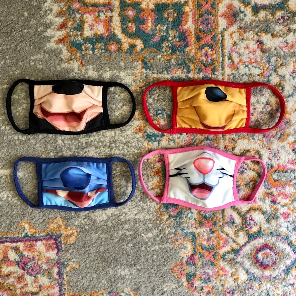 Cloth Disney Character Face Masks!